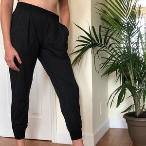 Lululemon Black Animal Print Joggers